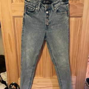 GAP High Rise Blue Denim Jeans